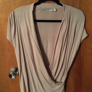 💥3/$20💥 Contemporaine pale pink wrap shirt